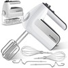 5-Speed Electric Hand Mixer, 800W Handheld Mixer with Turbo for