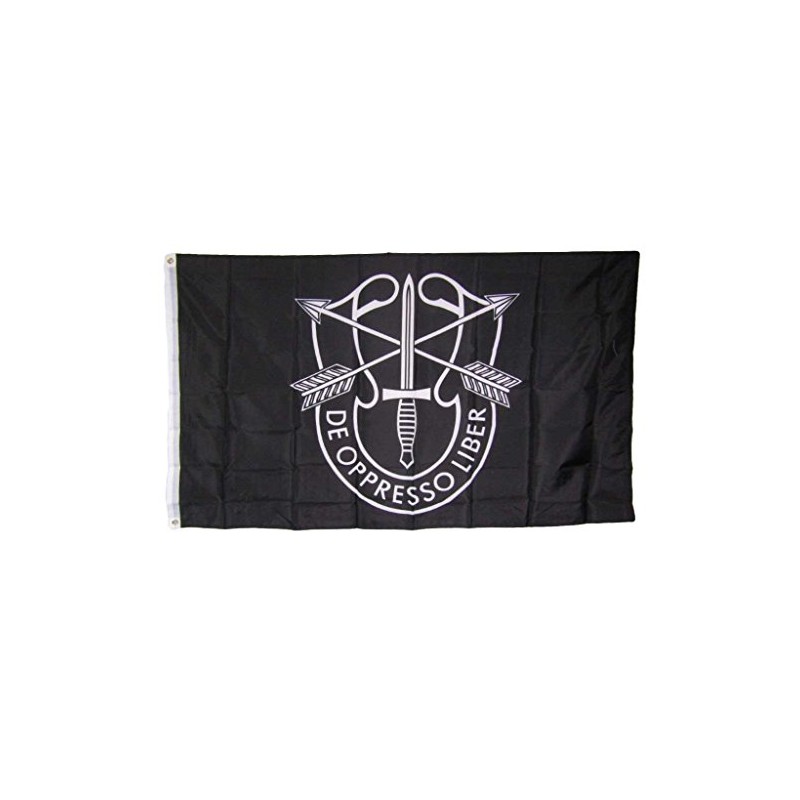 3x5 United States Army Special Forces De Oppresso Liber Black