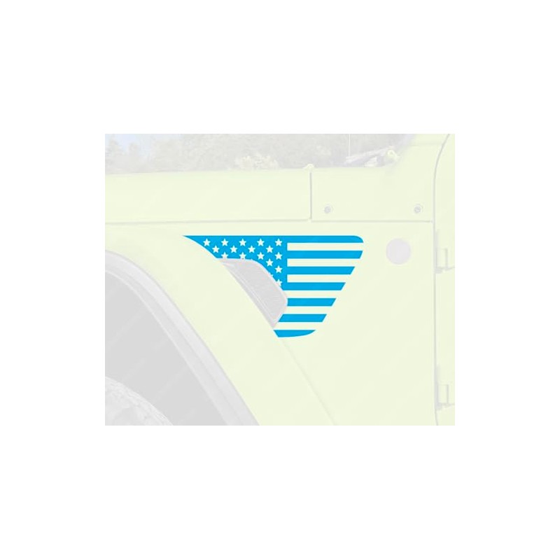 Skull Daddy Graphics Standard Fender Vent Flags Decals Compatible with