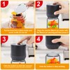 Electric Mason Jar Vacuum Sealer Suitable for Regular and Wide