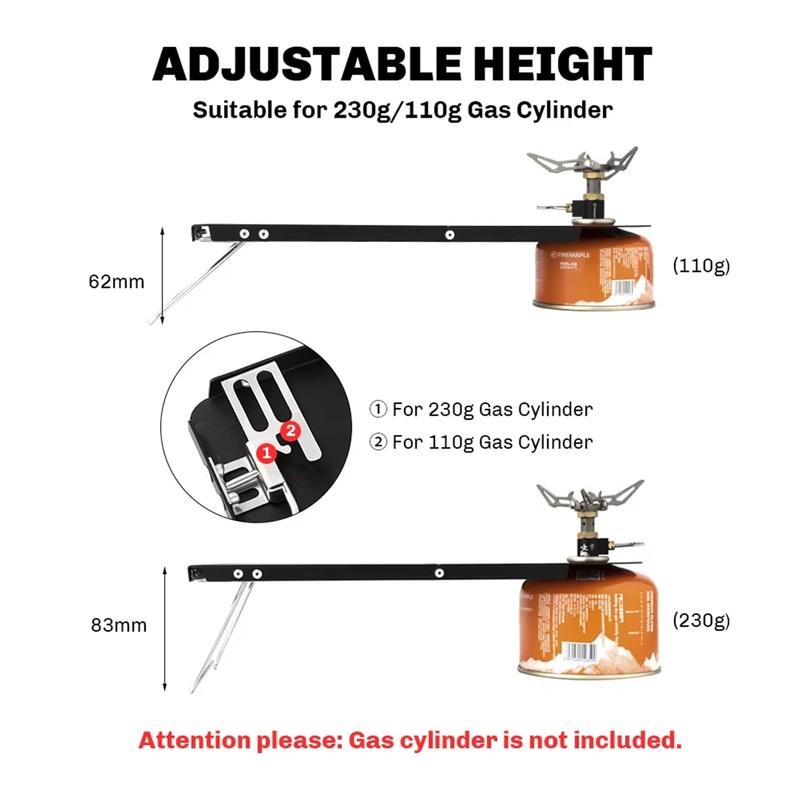 Fire-Maple Petrel Lightweight Foldable Aluminium Alloy Camping Table for Solo