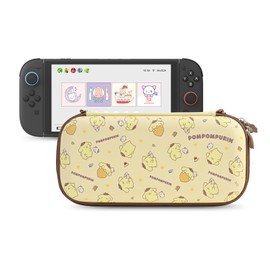 Kuitmor Switchケース Switch2 OLED専用ケース スイッチ収納 ニンテンドースイッチケースJoystick HDMIケーブル イヤホン収納でき 小物入れ 耐衝撃 全面保護防水防汚 (イエロー)