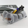 MOYAGA Cat Pencil Case - Cute Pencil Case Grey, Animal