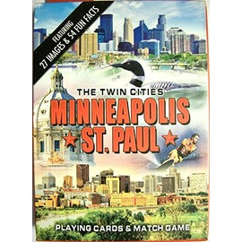 Minneapolis-St. Paul The Twin Cities Souvenir Playing Cards