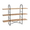 Main + Mesa Eitri Wood and Metal Adjustable Shelving Unit,