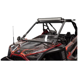 Tusk Removable Half Windshield Clear - Scratch Resistant Compatible with Polaris RZR Pro XP/XP 4 2020-2024/RZR Pro R/Pro R 4 2022-2024