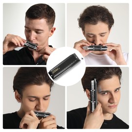 East top No Bulb Chromatic Harmonica G Key 12 Holes 48 Sounds Chromatic Mouse Organ Harmonica for Adults Key of Sea Beginner Student G Tone