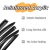 VICOJETOR 92010 Sunproof Waterproof Side Window Wind Deflector Window Visor