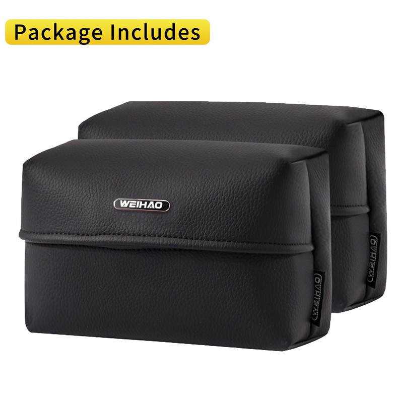 WEIHAO 2PCS Car Tissue Holder for 100-120 Tissues, Small Rectangular