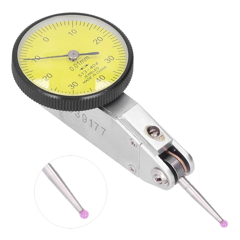 32mm Dial Indicator High Sensitivity Leverage Measuring Gauge with Ruby