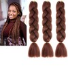 Hair Extension 60 cm Crochet Braids Two Tone Ombre Braiding