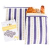 YUCOBE Beeswax Bread Bags for Sourdough Waxed Bread Bags for