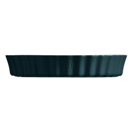 Emile Henry 12.6" x 2.2" Deep Flan Dish, Ocean Blue