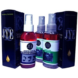JYE Set para Crecimiento de Barba, Incluye Loción para Crecimiento de Barba y Bigote + Aceite para hidratación y brillo de barba.