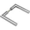 Hoppe Amsterdam 3405185 Pair of Handles without Rosettes Matte Stainless