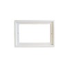 Hand Painted White Italian Ceramic House Numbers Simple Green Design
