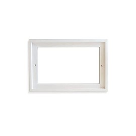 Hand Painted White Italian Ceramic House Numbers Simple Green Design Tile Size: 11 x 7 cm