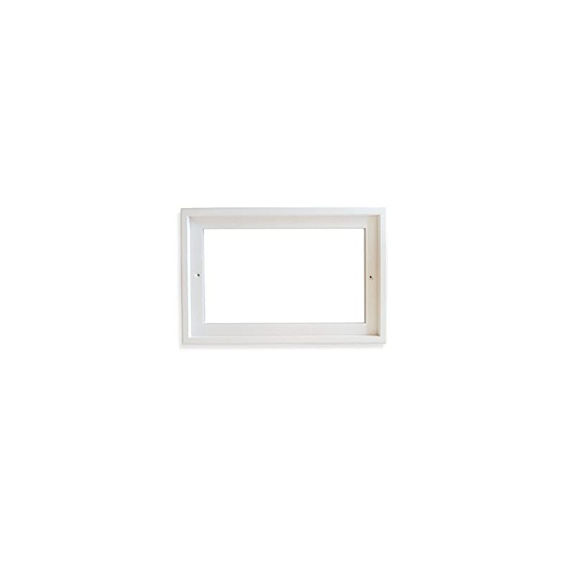 Hand Painted White Italian Ceramic House Numbers Simple Green Design