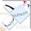 TseenYi Punk Necklace Mix Style Velvet Belt and Alloy Chain