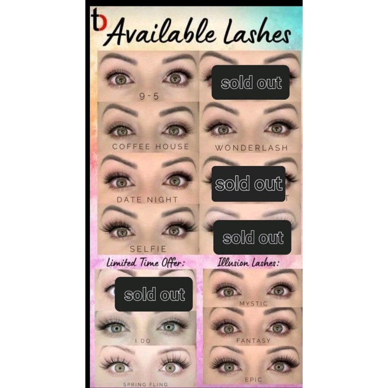Tori Belle Magnetic Lashes Any Style **LASHES ONLY**