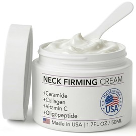 Neck Perm Cream for Women's Wrinkles Retinol Moisturizer with Collagen and Hyaluronic Acid Face Décolleté 1.7 oz.Color / 넥 펌 크림 여성용 주름 콜라겐과 히알루론산이 함유된 레티놀 보습제 페이스 데콜레테에 1.7온스. Color