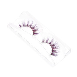 Baluue 1pair False Eyelashes for Women Dramatic Party Makeup Extensions Lightweight and Comfortable for Salon Use Eye-catching and Natural Look Lashes