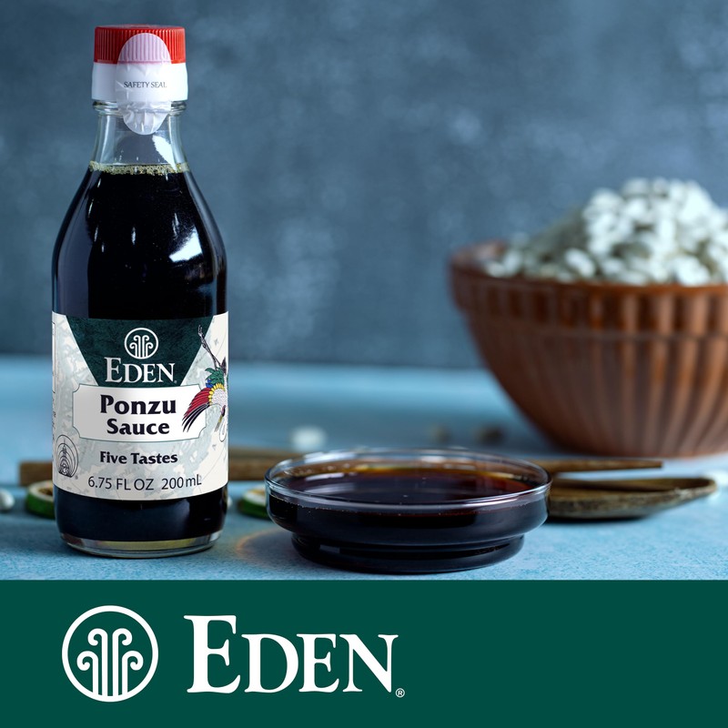 Eden Ponzu Sauce, Premium Traditional Five Flavor Umami Seasoning Made