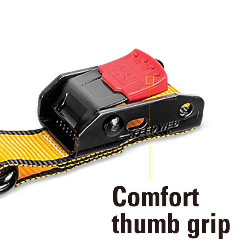 Cat 4 Piece Strap Set with Swivel Hook Cam Buckles