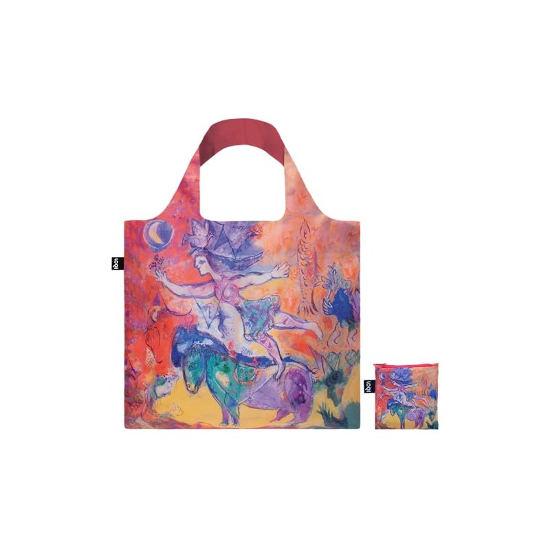 LOQI Rookie Eco Bag Shagirl Circus Recycled Folding Stylish