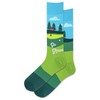 Hot Sox Men's Fun Golf Crew Socks-1 Pair Pack-Cool &