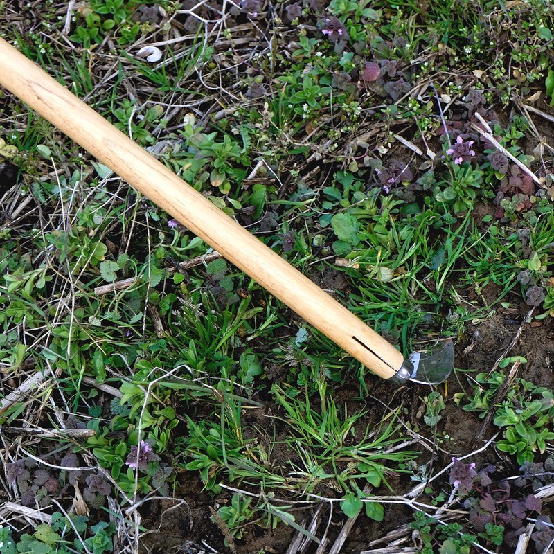 Garden Hoe Long Handle 42-3/4" Heavy Duty Japanese Stainless Steel,