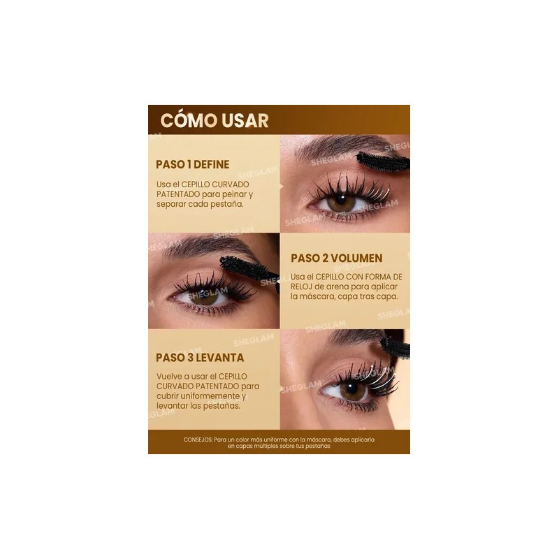 Sheglam All-in-one 24k Multi-efecto Máscara De Pestañas