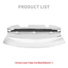 HDBUBALUS Motorcycle Lower Triple Tree Wind Deflector Fit for Harley