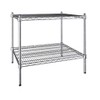 PRO&Family 24" x 30" NSF Chrome 2 Wire Shelf Kit