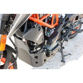T-Rex Racing No Cut Frame Sliders Compatible with KTM 2015-2021 390 Duke (Orange)