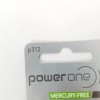 Power One Mercury Free Hearing Aid Batteries Size P312 Exp