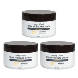Nella 허니원스네일 프리미엄 달팽이크림 80g 3개 Honeysneak Premium Snail Cream 80g 3 Pieces