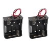 hrsyyl 2pcs D Size Battery Holder 2 Slot D Cell