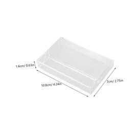 Kisangel Plastic Cassette Holder Cassette Tape Storage Tape Cases Audio Storage Products