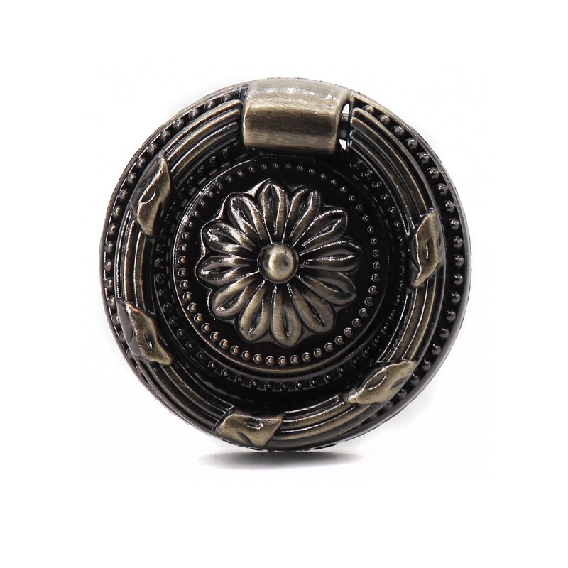 binifiMux 8 Pack Ring Drop Vintage Pulls for Cabinet Dresser