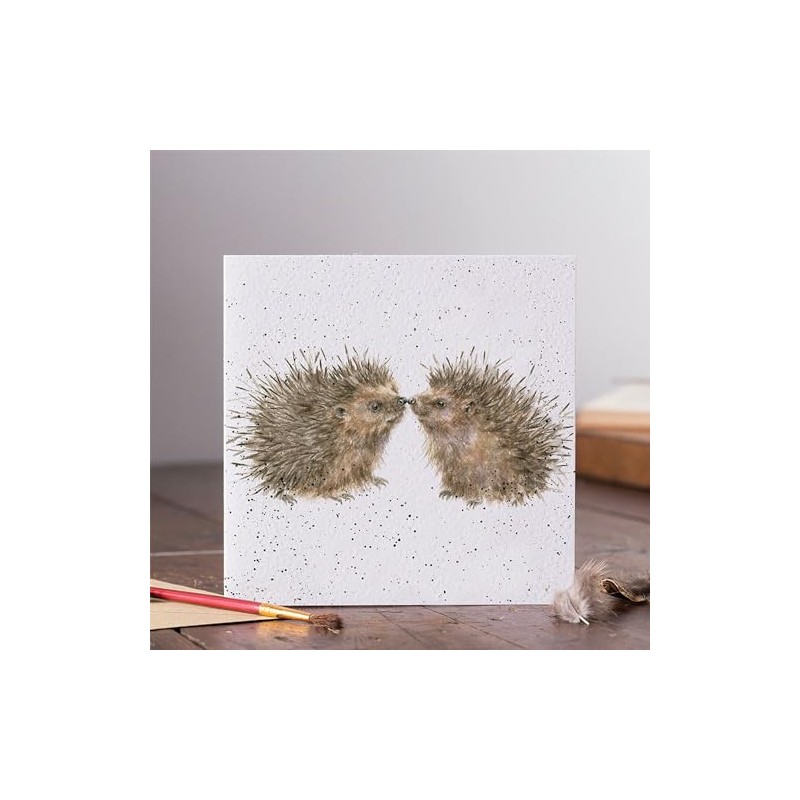 Wrendale Designs - 'Hogs And Kisses' Card