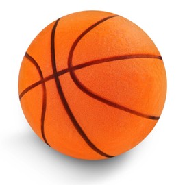 PEUTIER Silent Basketball, Size 7 Indoor Quiet Basketball Practice Silent Bouncing Basketball Dunk Training Elasticity Low-Noise Basketball Gift for Sport Activities Boys Girls Exercise