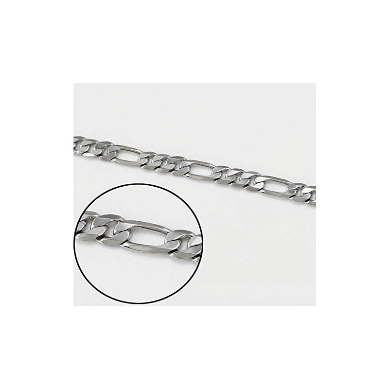 AT Jewellery - 925 Sterling Silver Men's Boy's Curb-Link Chain