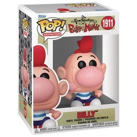 POP Animation: The Grim Adventures of Billy & Mandy - Billy Funko Vinyl Figure (Bundled with Compatible Box Protector Case), Multicolored, 3.75 inches