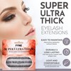 FYNE Super Ultra Thick Individual Eyelashes - 60 Short Invidivdual
