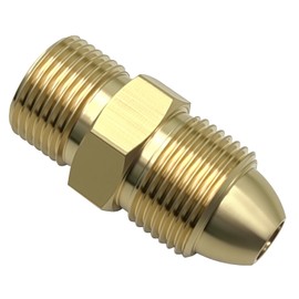 ZKTOOL 22.8mm G5/8 to 24.2mm CGA580 Cylinder Adapter External Thread Interface Helium Regulatorm