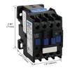Baomain 3-Pole AC Contactor CJX2-1210 – 220VAC Coil, 3NO+1NO Auxiliary,