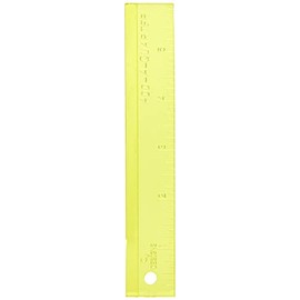 Colonial 6CMD Add-A-Quarter Ruler, 6-Inch, Yellow