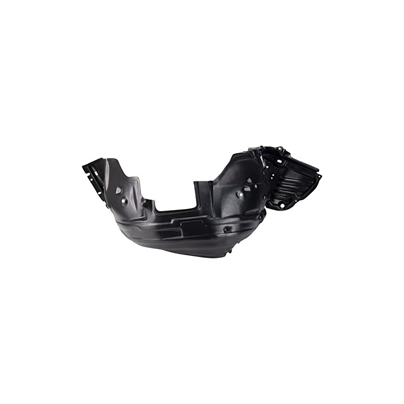 TRQ Front Right Inner Fender Liner Black Passenger Side Compatible