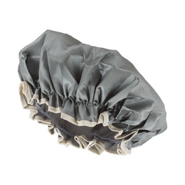 VOCOSTE Shower Cap Hair Cap Double Layer Waterproof Reusable Bath Spa SPA Face Wash 1 Piece Gray